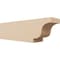 Ekena Millwork 6in. W x 8in. H x 28in. L Newport Woodgrain TimberThane Rafter Tail, Primed Tan RFTUR06X08X28NEWRCPR - alternate 1